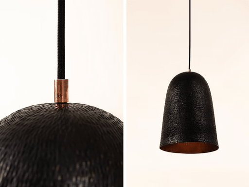 Clara II - Hammered Copper Pendant Light Lighting Filamento 