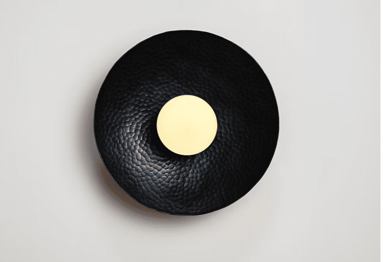 Vasca I - Hammered Copper Wall Sconce Lighting Filamento 