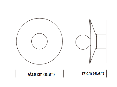 Vasca I - Hammered Copper Wall Sconce Lighting Filamento 