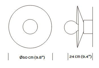 Vasca II - Hammered Copper Wall Sconce Lighting Filamento 