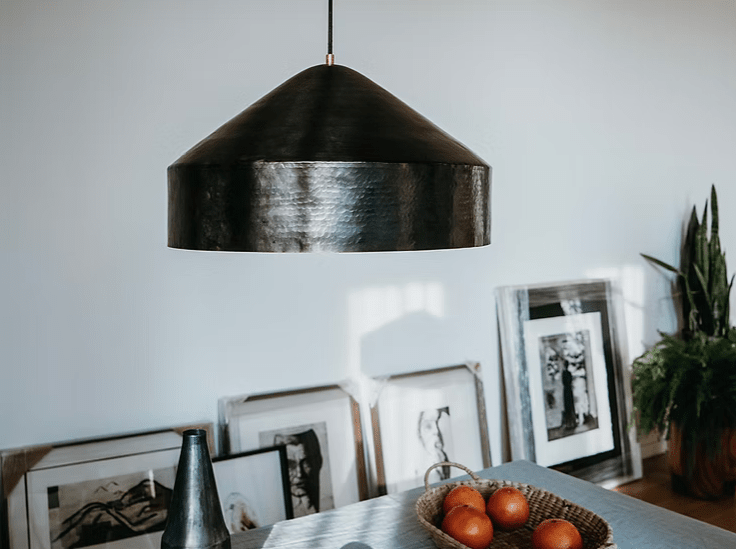 Ocampo - Hammered Copper Pendant Light Lighting Filamento 