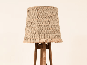 Balsa - Woven Palm Floor Lamp Lighting Filamento 