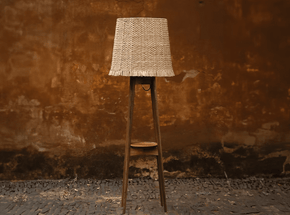 Balsa - Woven Palm Floor Lamp Lighting Filamento 