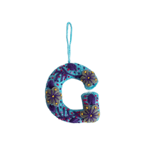Alphabet Ornaments: O Chirstmas Global Goods Partners 