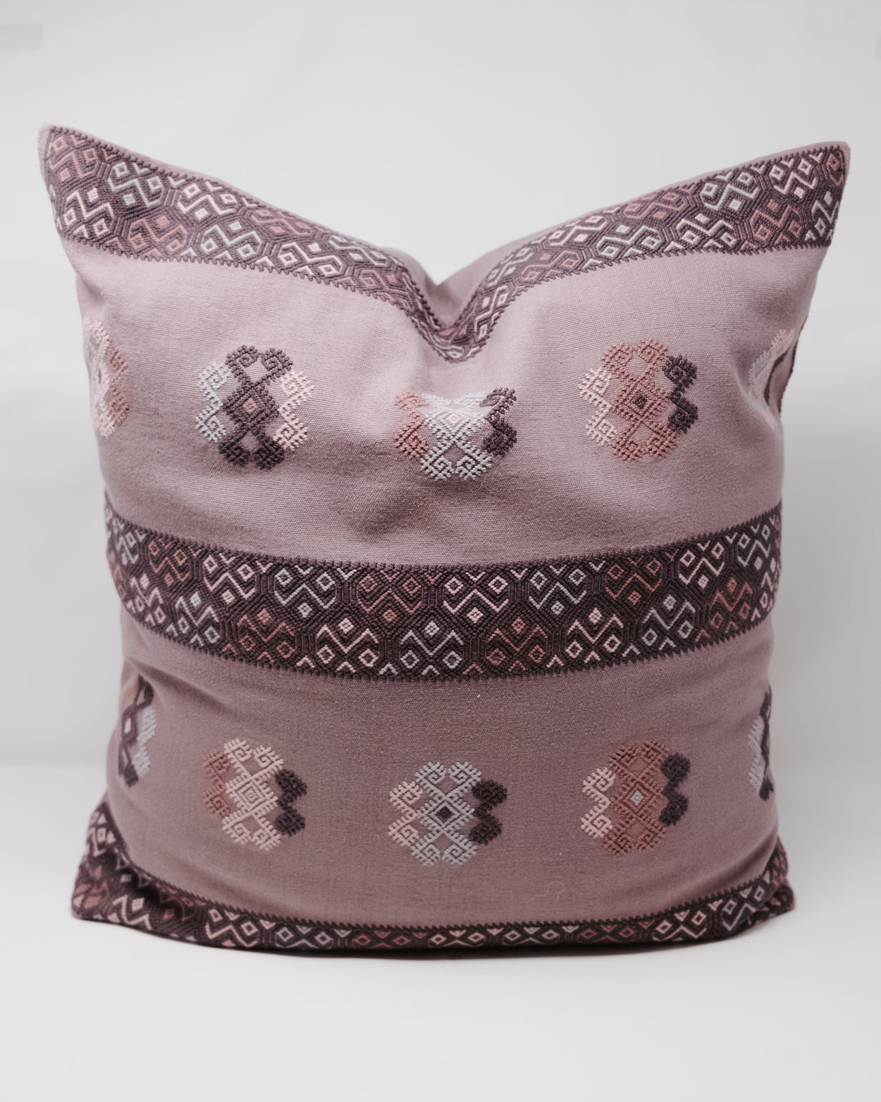 Diamond Multicolor Pillows Home, textile, Pillow Covers Sna Jolobil Pink Mauve Purple Bands 