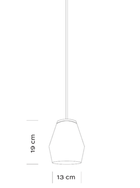 Nahual - Burnished Clay Pendant Light Lighting Filamento 