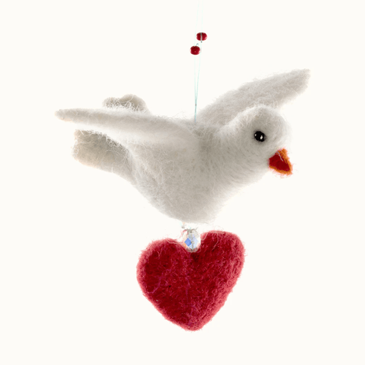 Felted Wool Dove For Kids Mayan Hands 