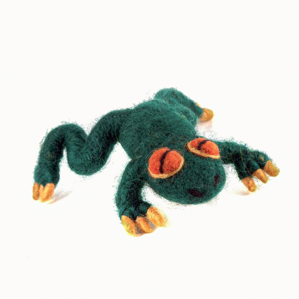 Felted Wool Frog For Kids Mayan Hands 
