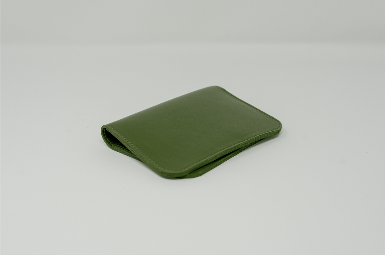 Cactus Leather Passport Holder Accessories Lordag Sondag 4 x 6 inches 100% vegan cactus leather Green