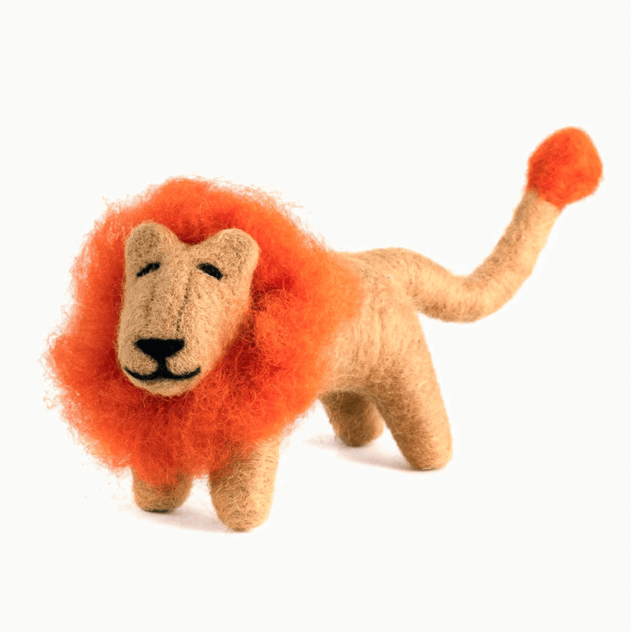 Felted Wool Lion For Kids Mayan Hands 