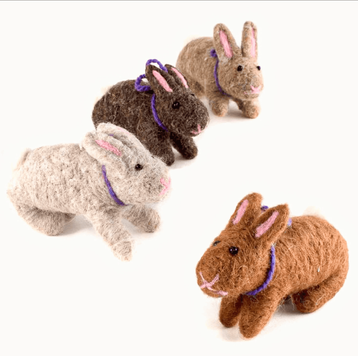 Felted Wool Rabbit For Kids Mayan Hands 