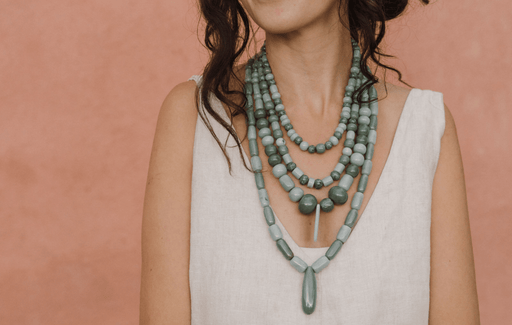 Apple Jade Necklace Jewelry Colocho 