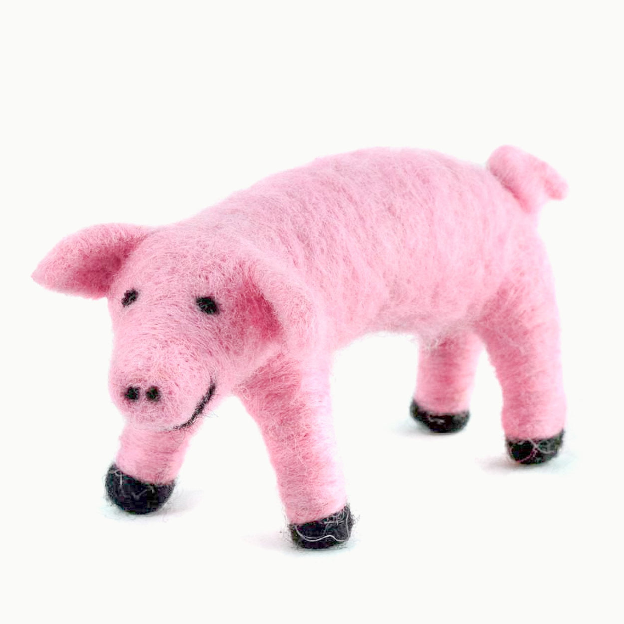 Felted Wool Pig For Kids Mayan Hands 