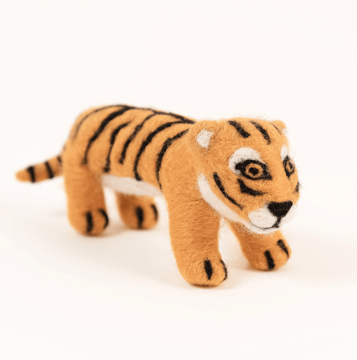 Felted Wool Tiger For Kids Mayan Hands 