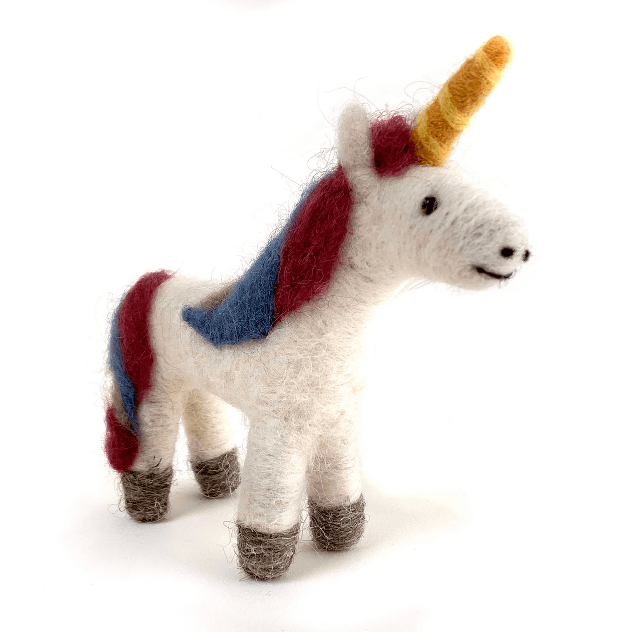 Felted Wool Unicorn For Kids Mayan Hands 