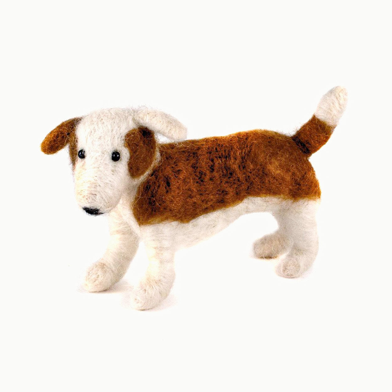 Felted Wool Standing Dog For Kids Mayan Hands 